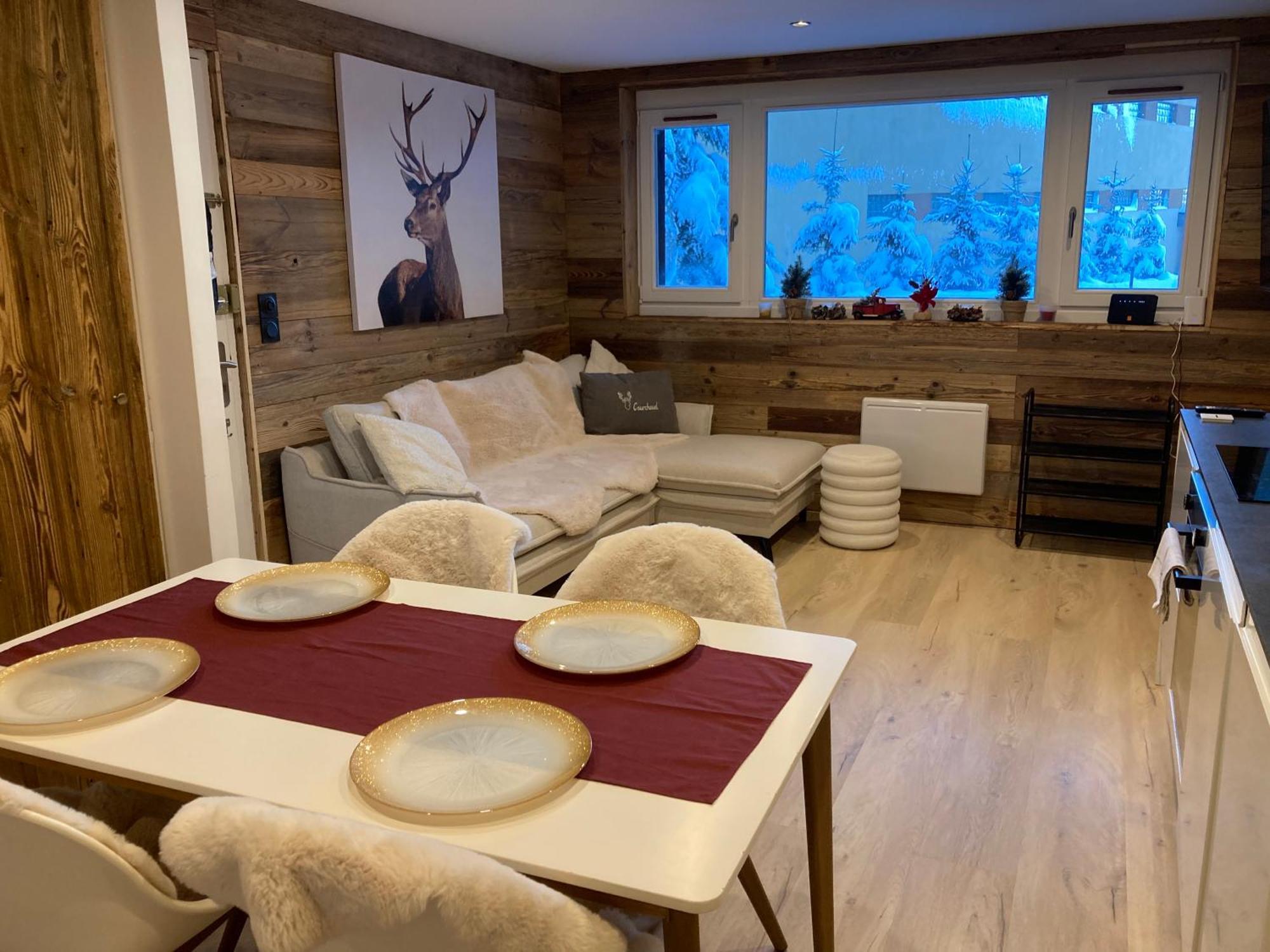 1650 Moriond - 2 Double Bedroom Near Snow Front كورشوفيل المظهر الخارجي الصورة
