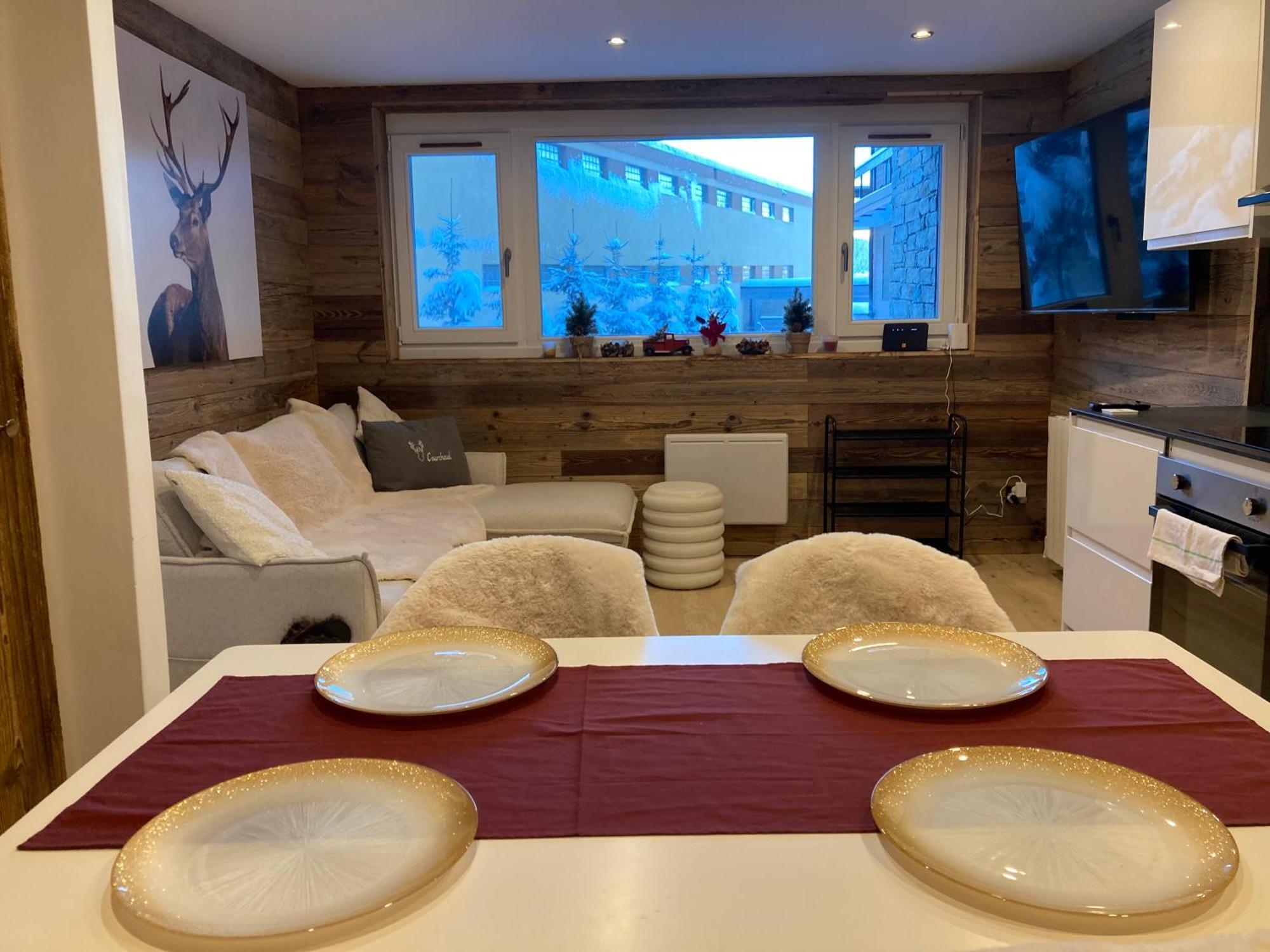 1650 Moriond - 2 Double Bedroom Near Snow Front كورشوفيل المظهر الخارجي الصورة